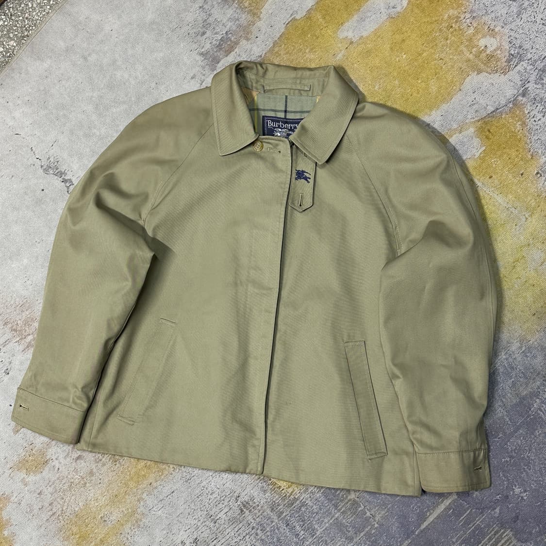버버리 리메이크 정품 베이지 자켓  상품이미지1