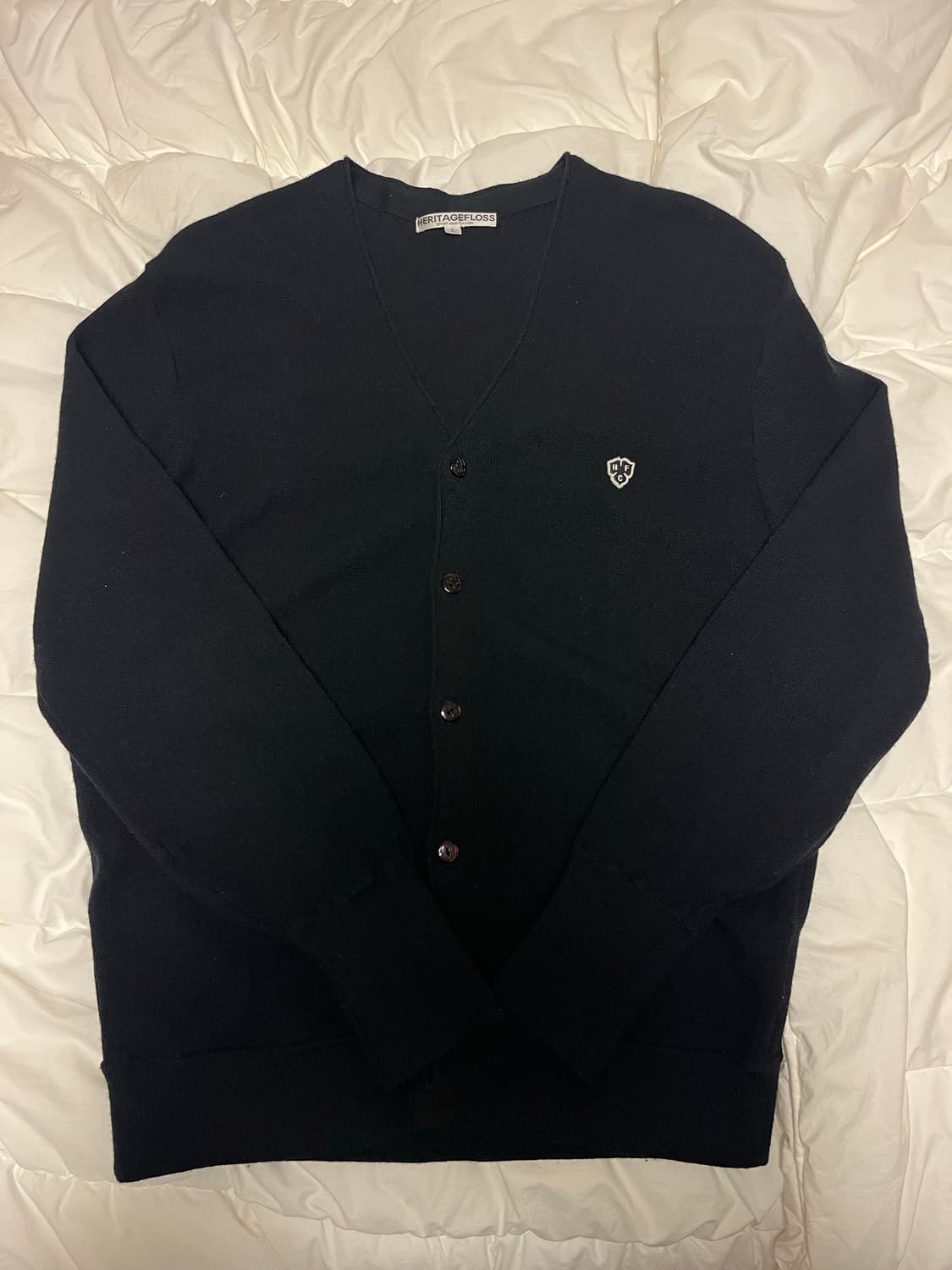 헤리티지플로스 가디건 블랙 L 클로버 상품이미지2