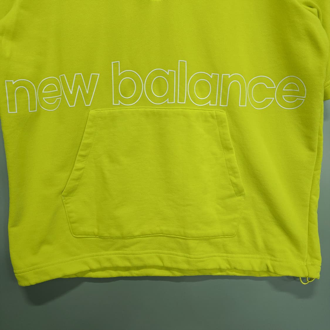 뉴발란스 반집업 반팔 후드 XL 상품이미지4