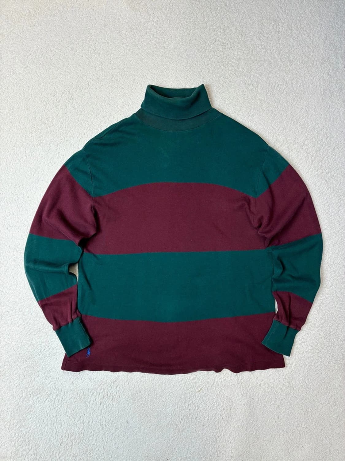 폴로 랄프로렌 80's 스트라이프 배색 폴라 롱슬리브 PN6132 상품이미지1
