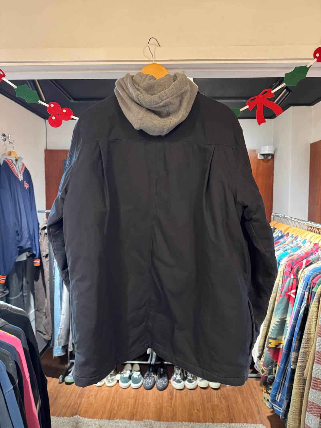 디키즈 누빔 워크셔츠 빈티지 후드자켓 XL 상품이미지5