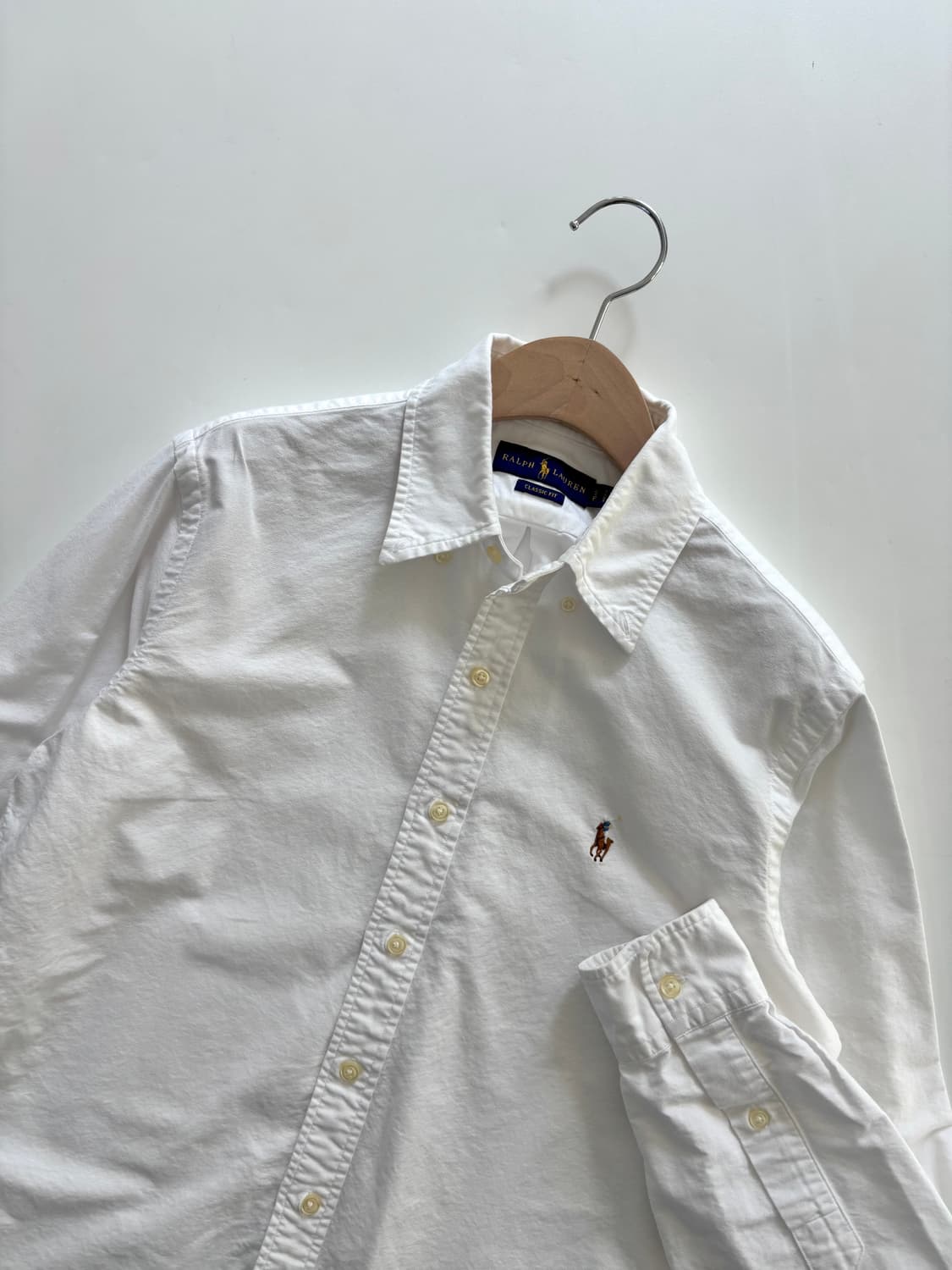 Polo 폴로 랄프로렌 신형 화이트 컬러 클래식핏 옥스포드 셔츠 상품이미지3