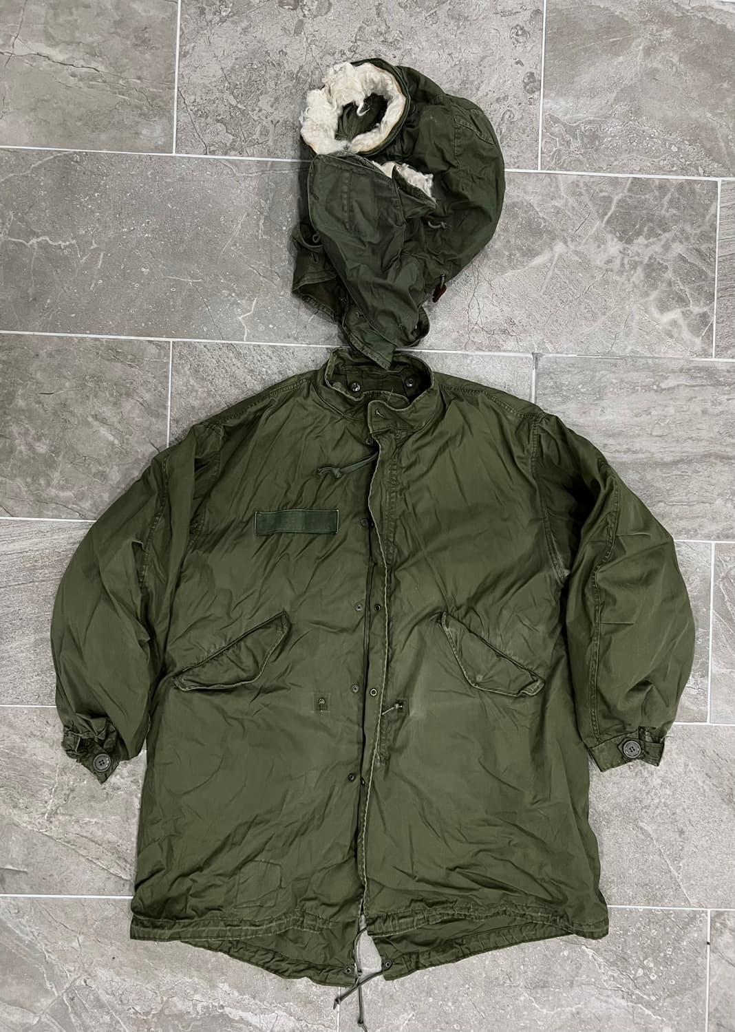 (M) M65 피쉬테일 오리지널 개파카 풀셋 상품이미지1