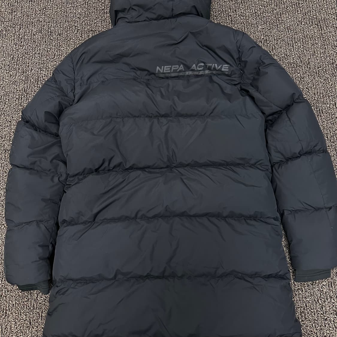 NEPA 네파 구스다운 롱패딩 블랙 95(M) 상품이미지6