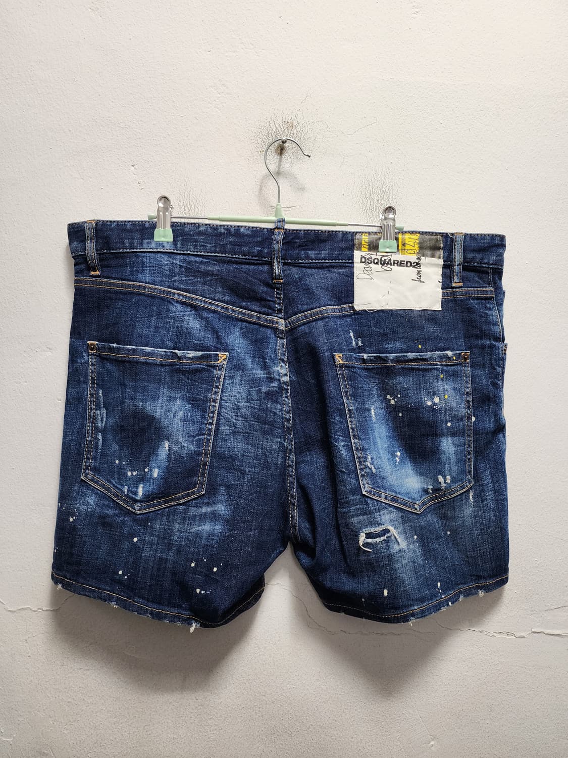 DSQUARED2 데님 반바지 데미지 워싱 상품이미지1
