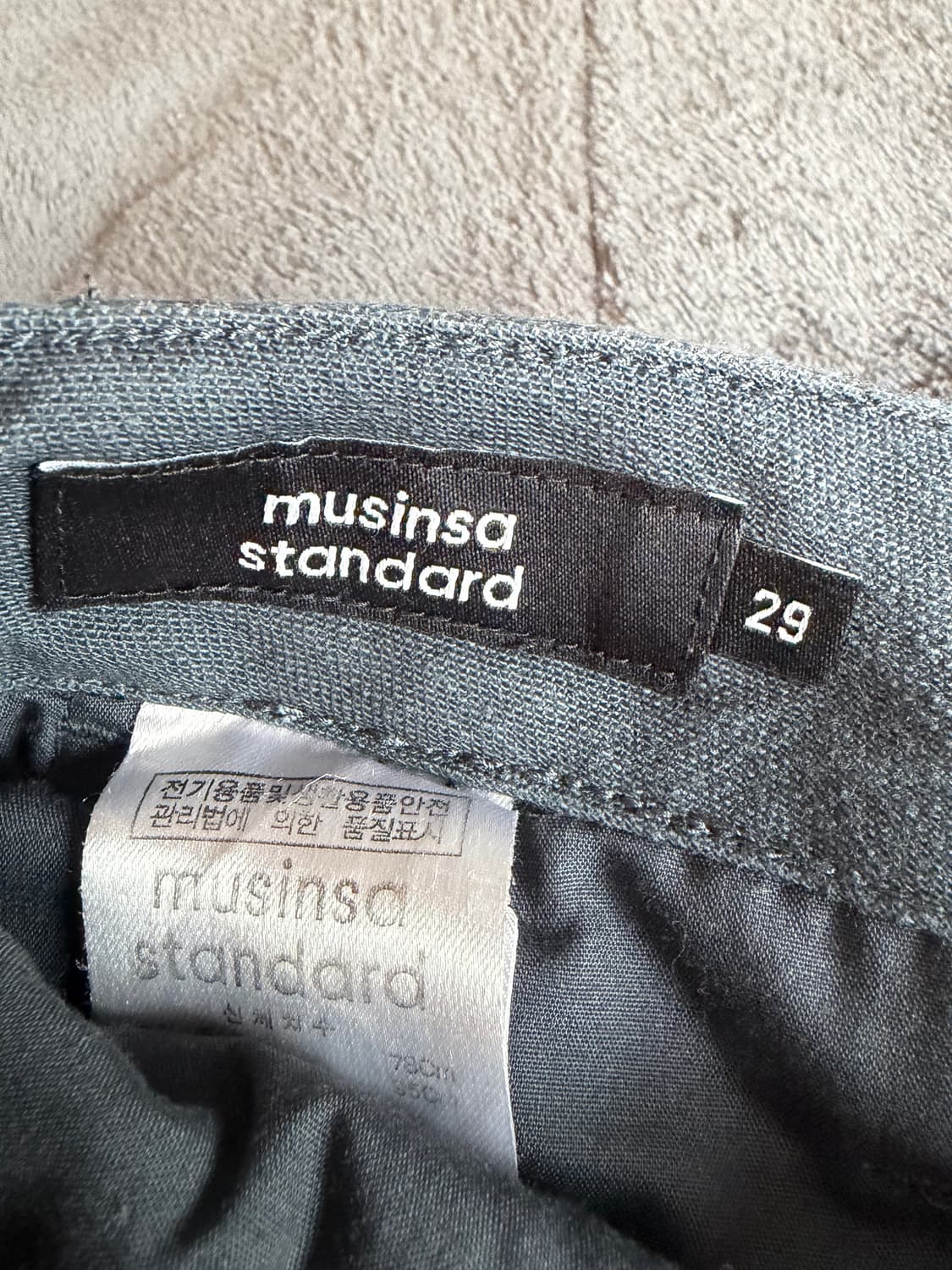 무탠다드 백사틴 오피스 팬츠 29 상품이미지2