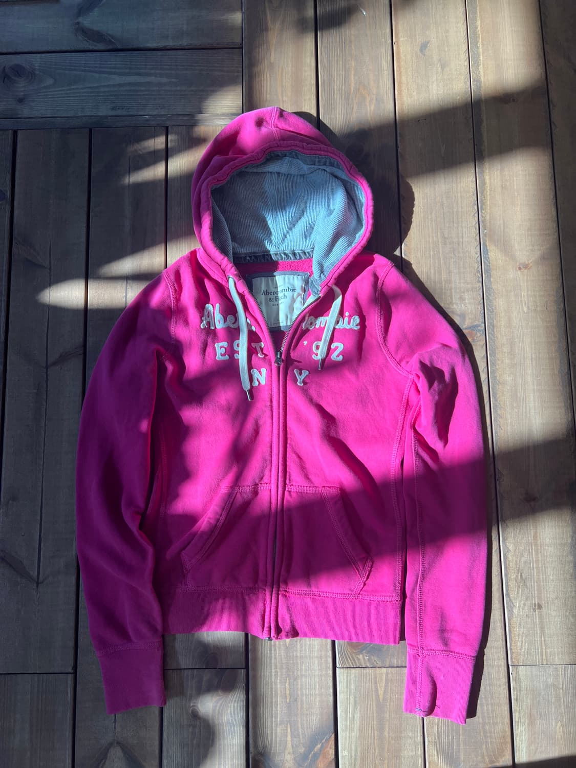 아베크롬비 핑크 후드집업 상품이미지5