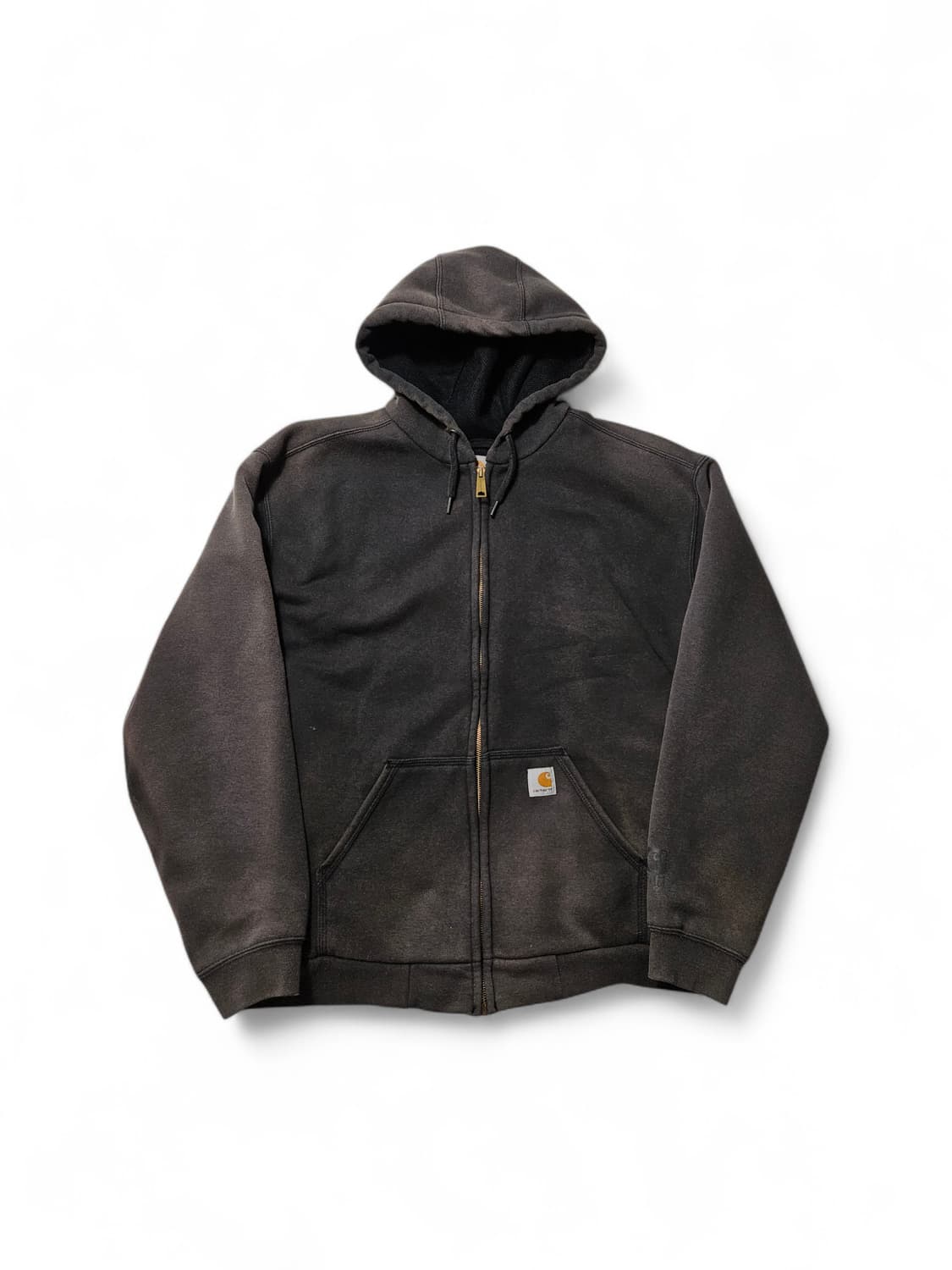 칼하트 하드페이딩 써멀 와플 후드집업 후드 L 상품이미지2