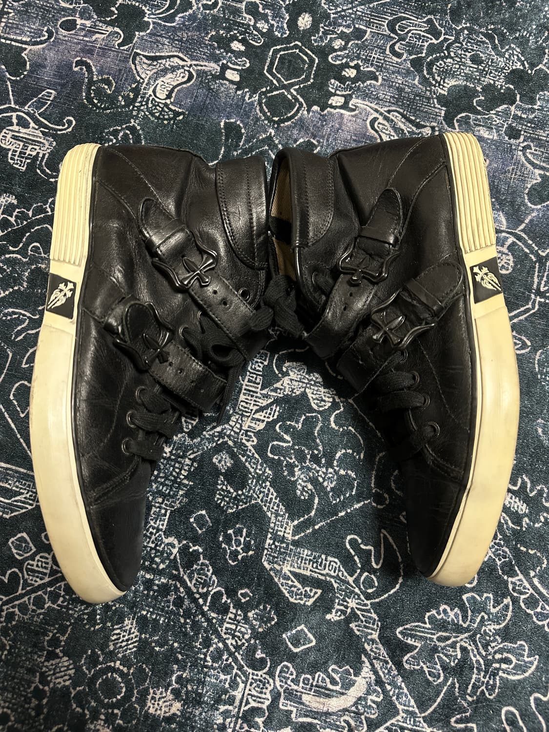 Mark Nason 레더 버클 하이탑 레이스업 슈즈 상품이미지5