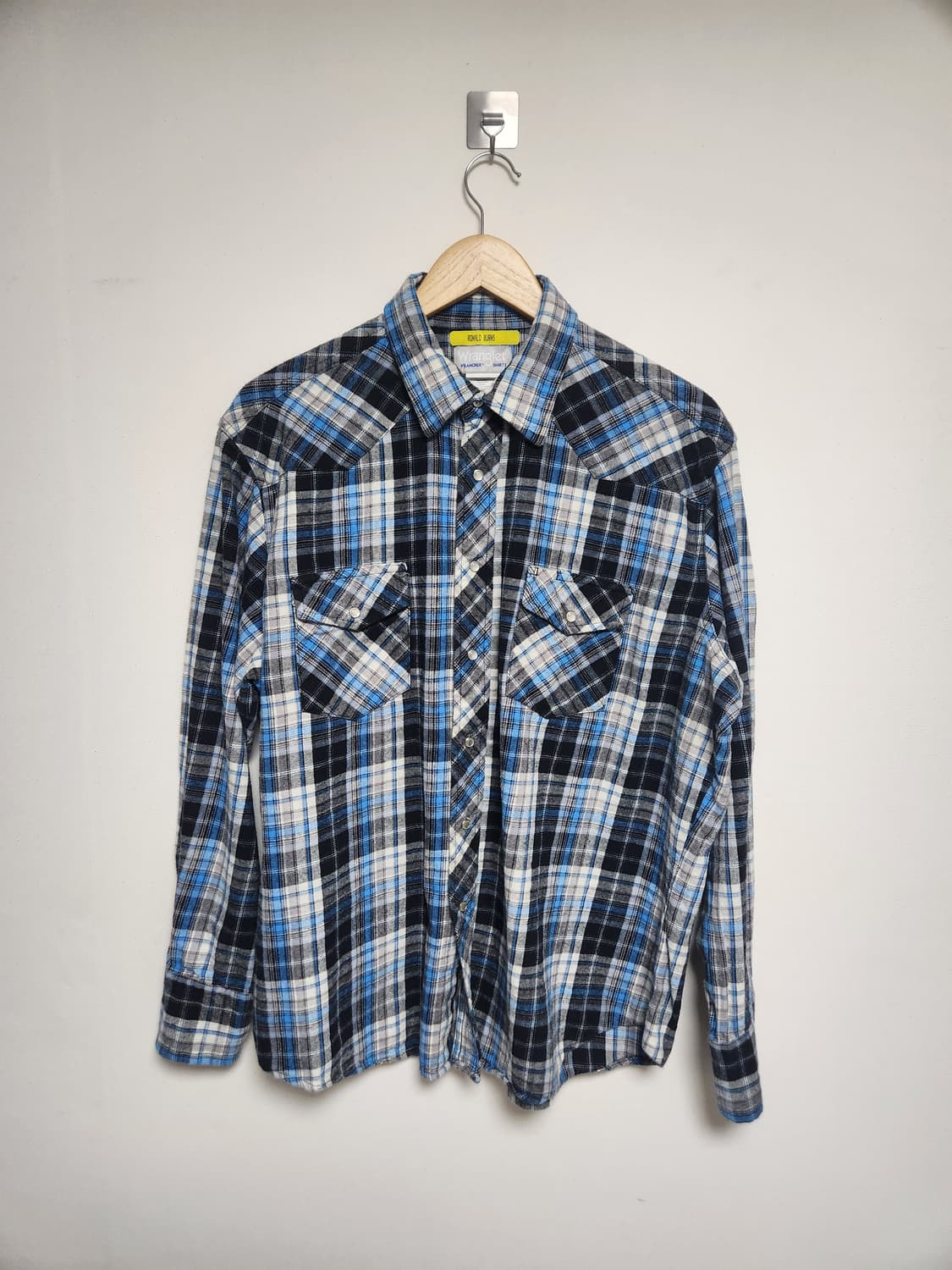 랭글러Wrangler 웨스턴 플란넬 셔츠 XL - S68 상품이미지1