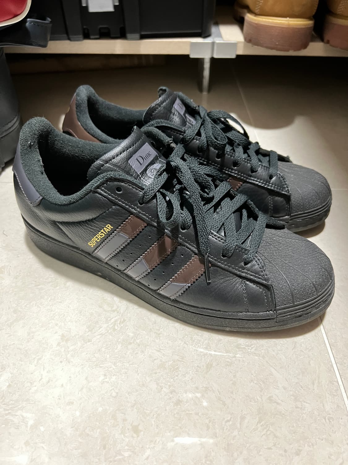 [280] 아디다스 X 다임 슈퍼스타 ADV 카본 그레이 파이브 상품이미지2