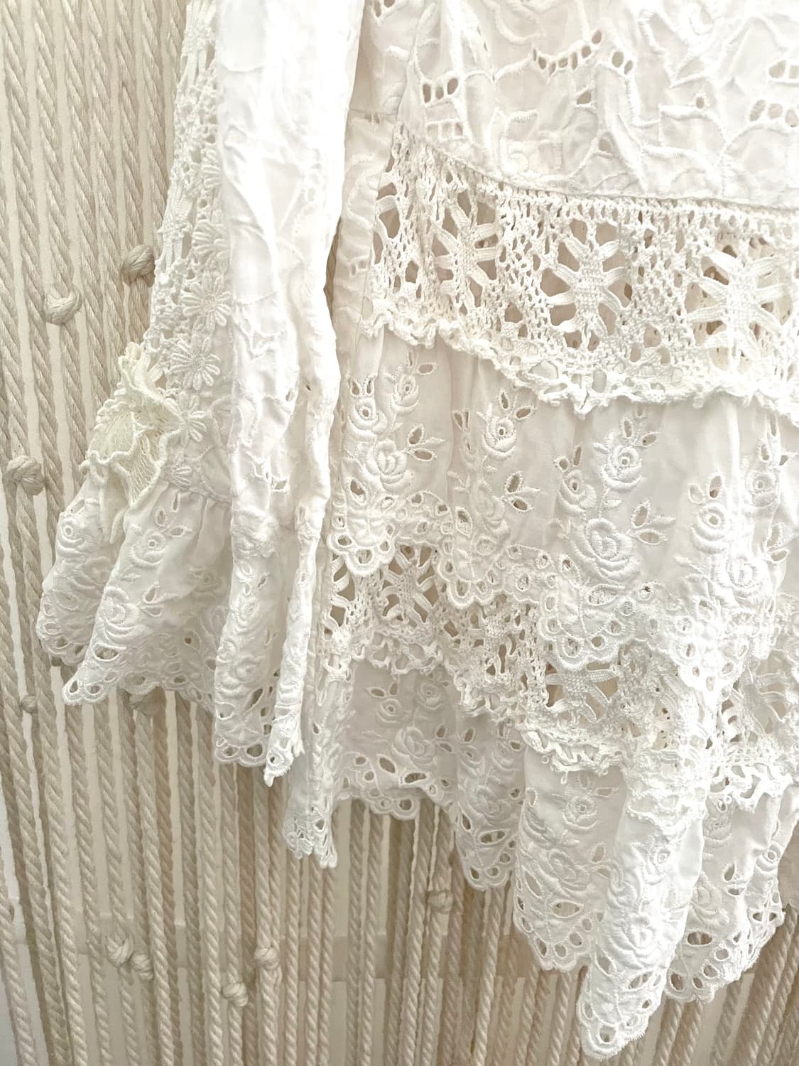 빈티지 레이스 블라우스 상품이미지3