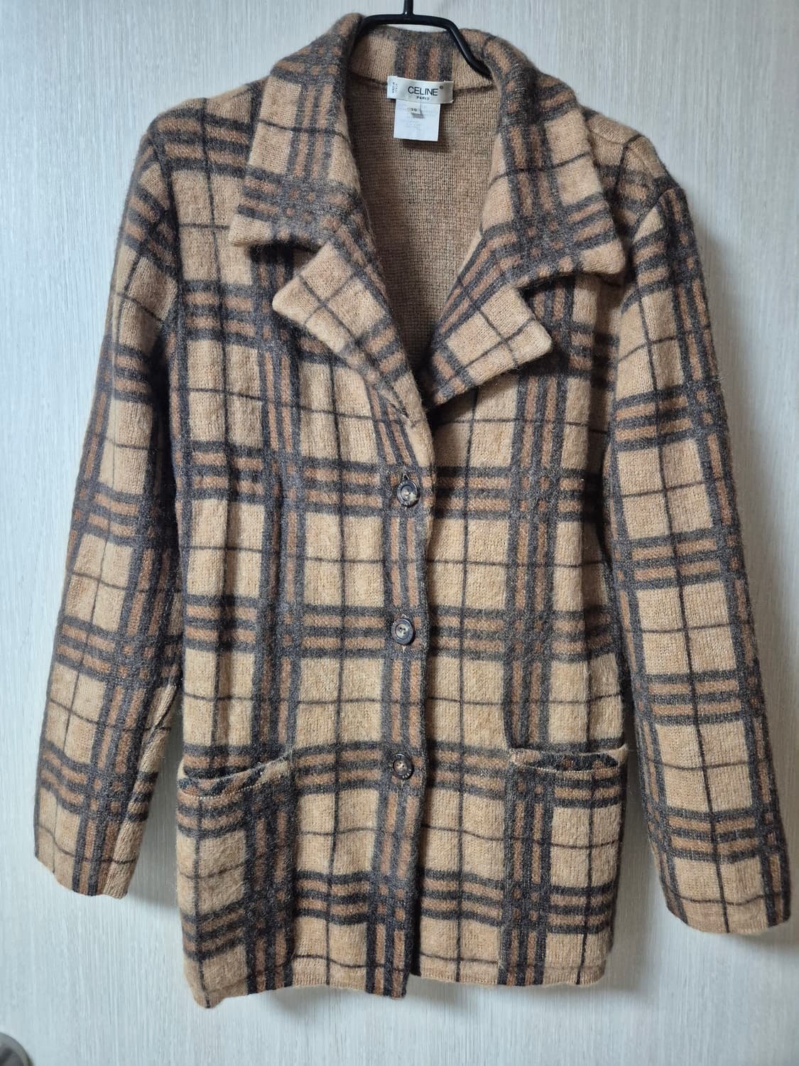 (정품) 셀린느 모헤어 울자켓 니트자켓 38 상품이미지1