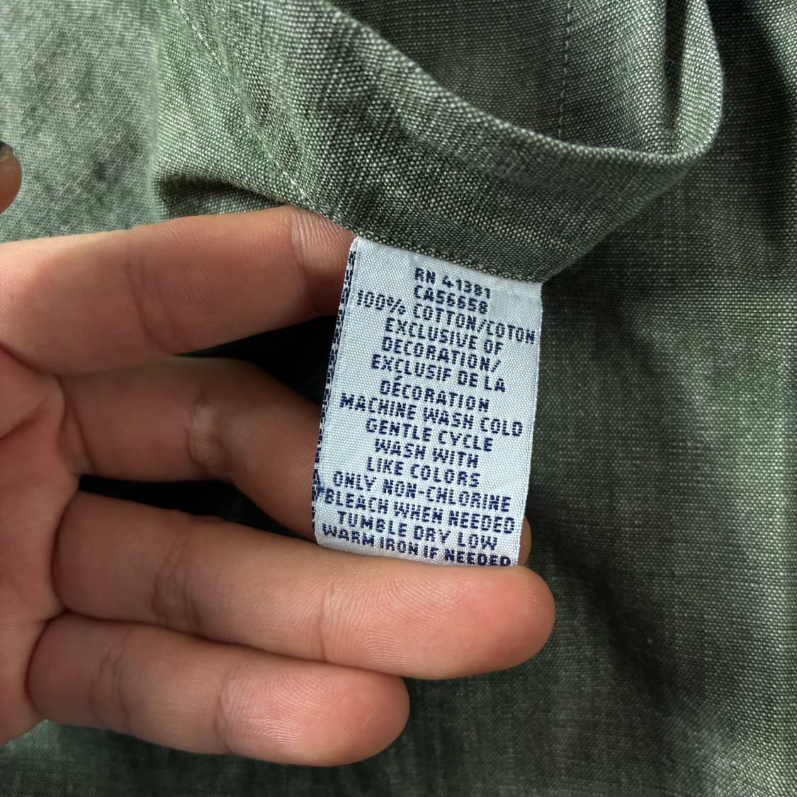 Polo 폴로 랄프로렌 카키 그린 옥스포드 셔츠 상품이미지5