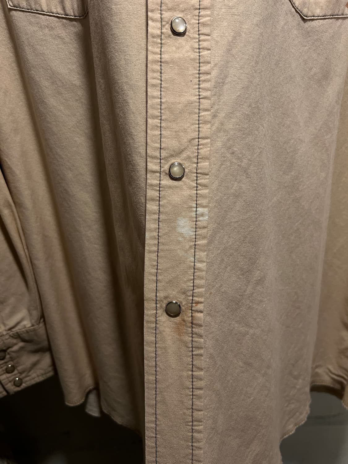 [2XL]90's 랭글러 USA 나바호 패턴 버튼다운 웨스턴 셔츠 상품이미지4