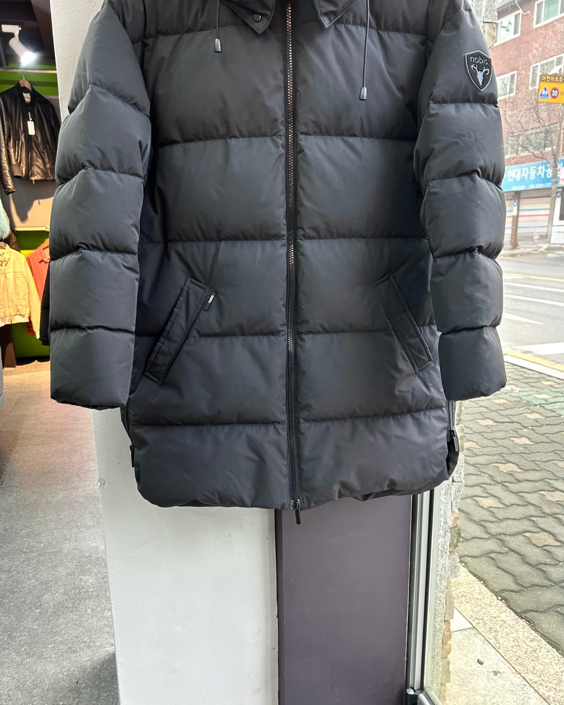 95~100/ 노비스 신형 다운 후디드 패딩점퍼 상품이미지4