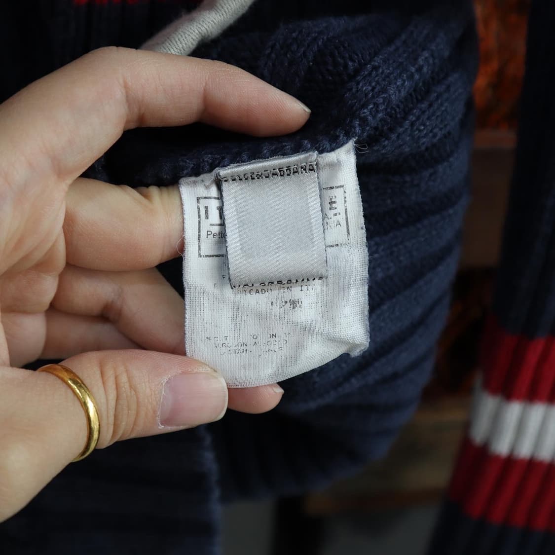 돌체앤가바나 스펠아웃 풀집업 니트 상품이미지9