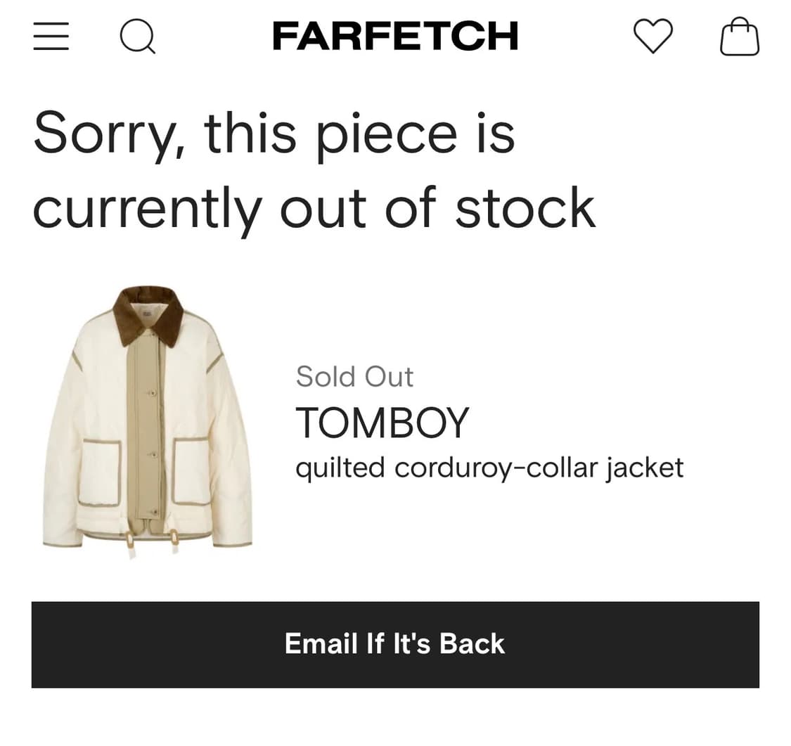 STUDIO TOMBOY  톰보이 아웃포켓 퀼팅 다운점퍼 패딩 크림  상품이미지1