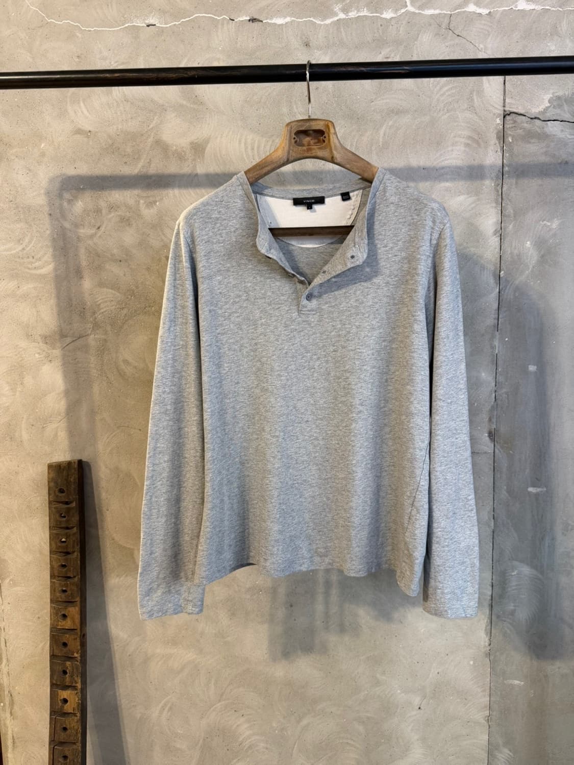 VINCE 빈스 헨리넥 티셔츠 100 상품이미지10