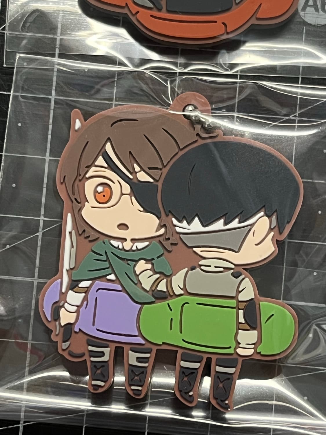 진격의 거인 반창고 시리즈 러버 스트랩 일괄 (리바이 한지 에렌 상품이미지4