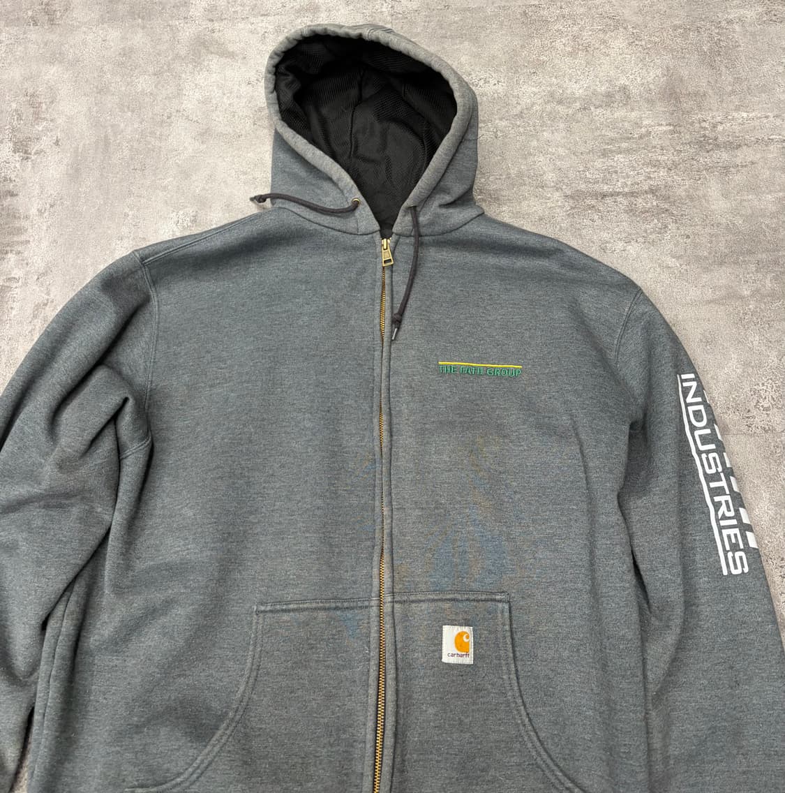 칼하트 Industries 써멀 후드집업 회색 상품이미지4