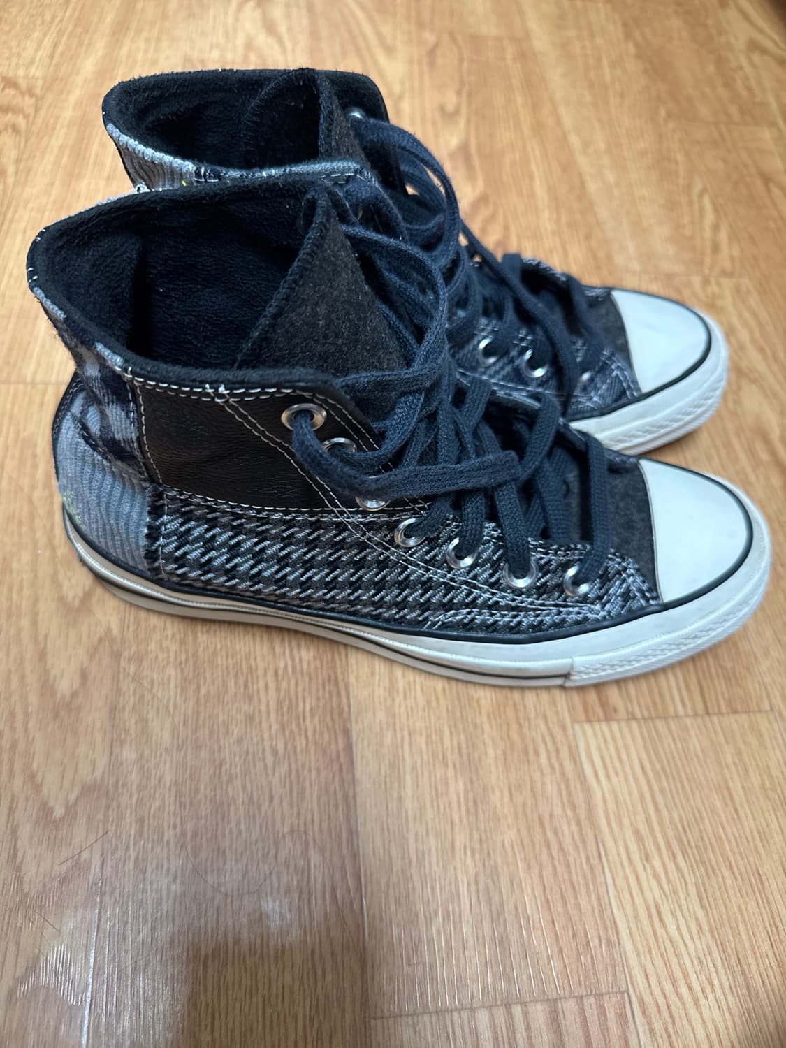 Converse Chuck 70 Engineered Plaid black 상품이미지4