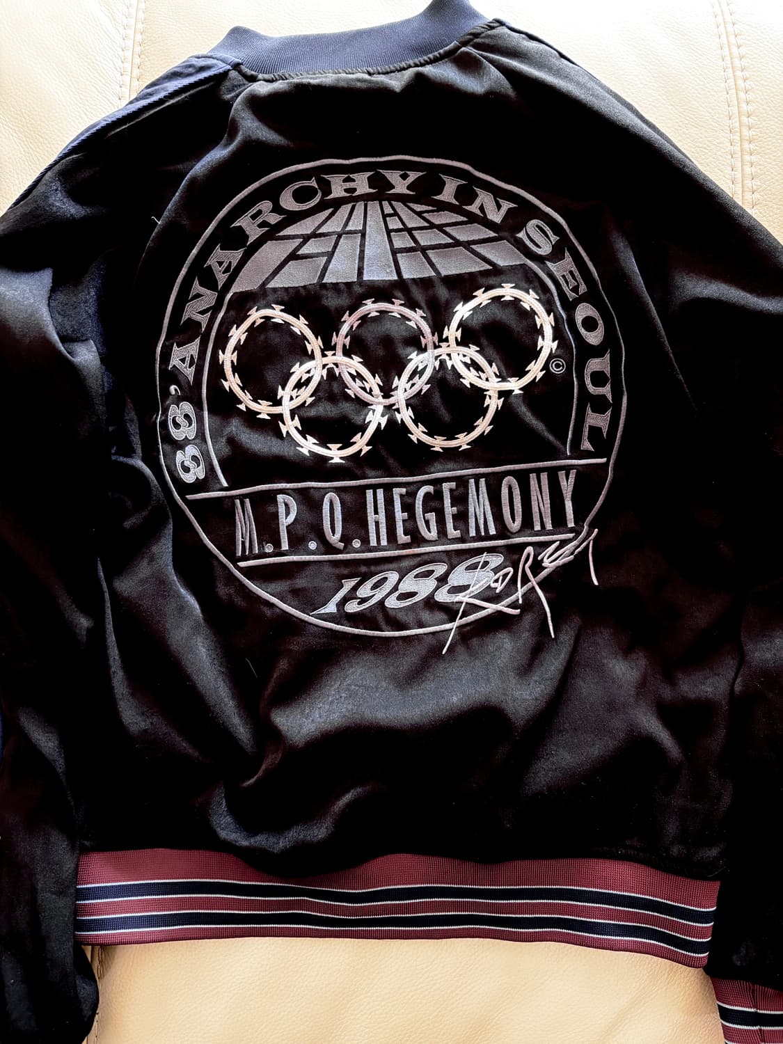 mpq 엠피큐 1988 서울 리버시블 패딩 블루종 스카쟌 상품이미지2