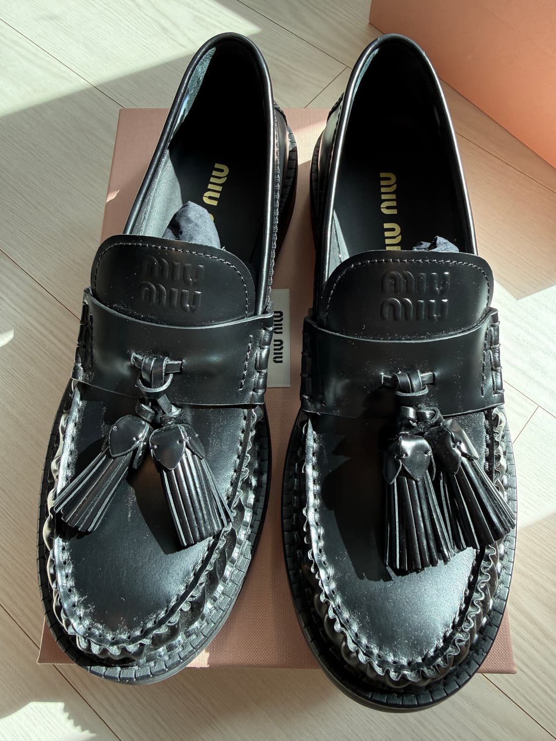 미우미우 폴리시드 태슬로퍼 245 상품이미지6