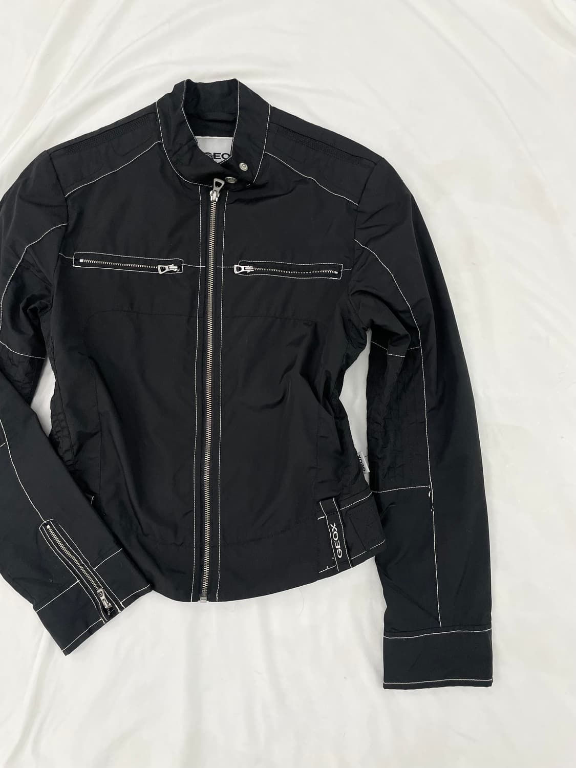 vintage y2k biker black jacket 상품이미지4