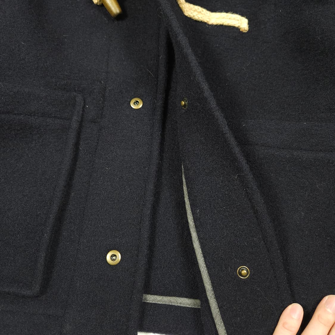 글로벌올 숏 더플 코트 상품이미지5