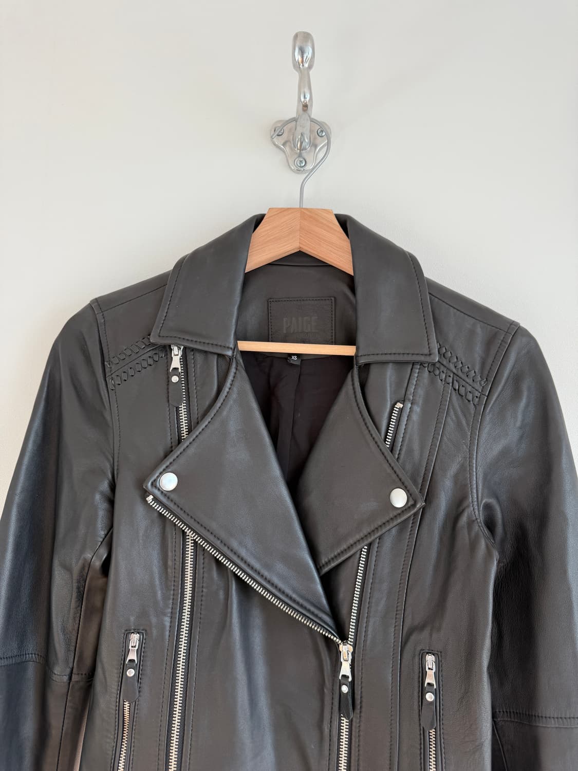 PAIGE 리얼 레더 라이더자켓(TALON ZIP) 상품이미지2