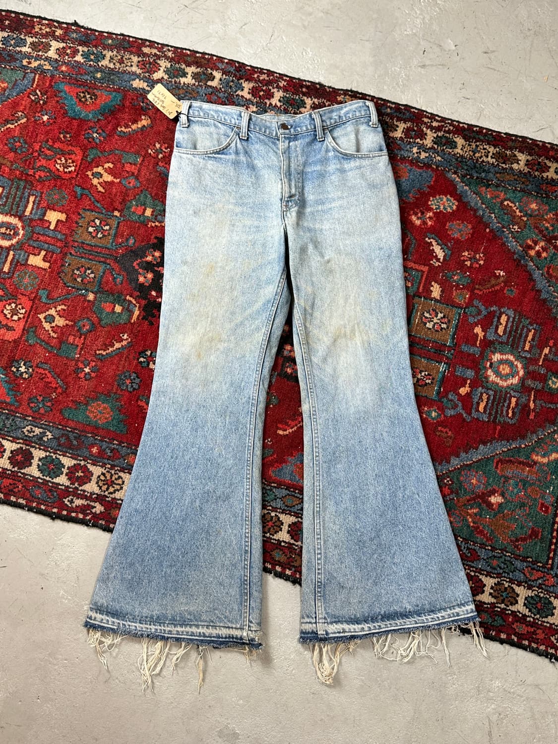 80's USA Made 빈티지 리바이스 684 벨바텀 부츠컷 데님 상품이미지1