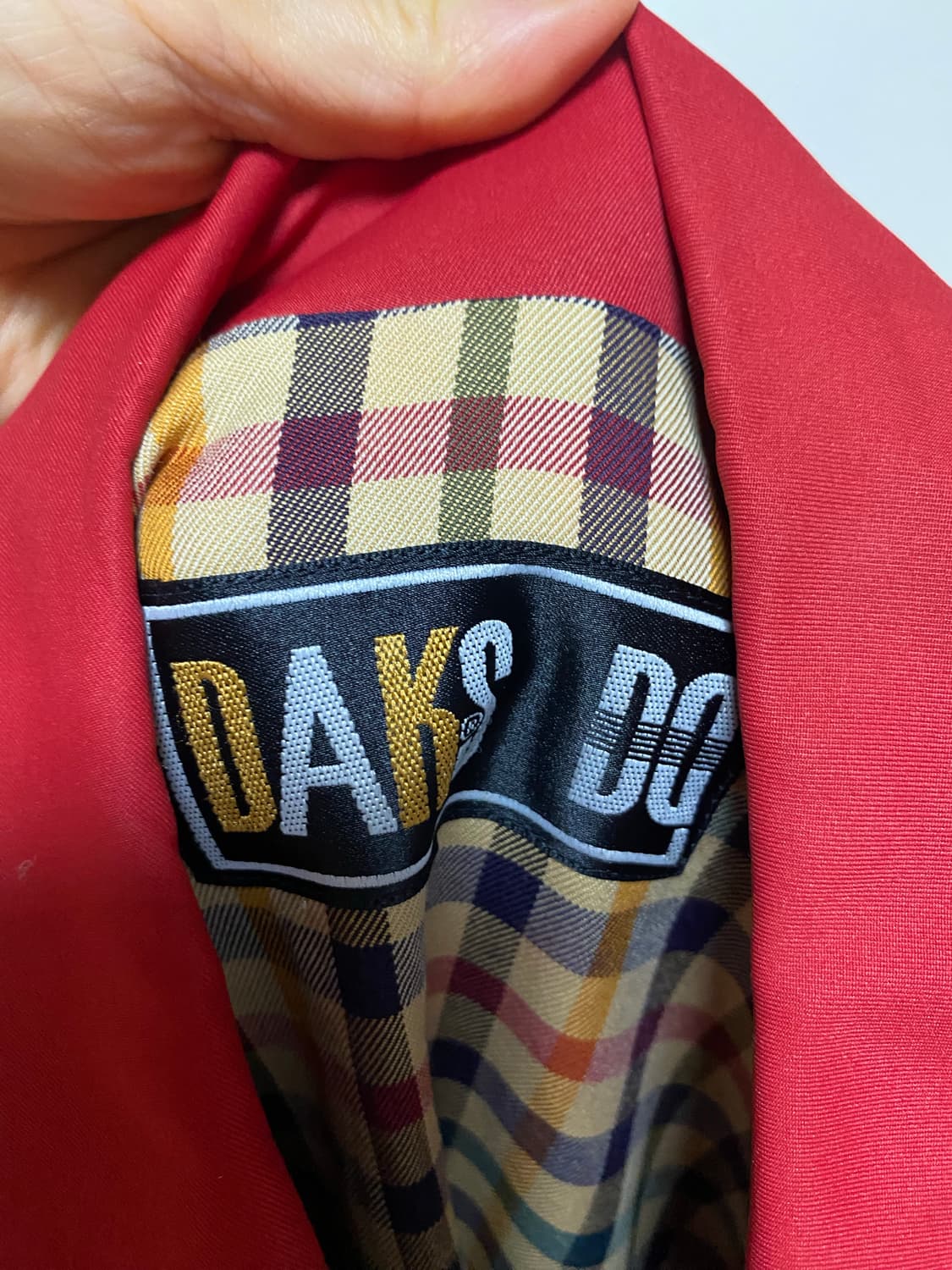 닥스 여성 레드 바람막이 L 상품이미지6