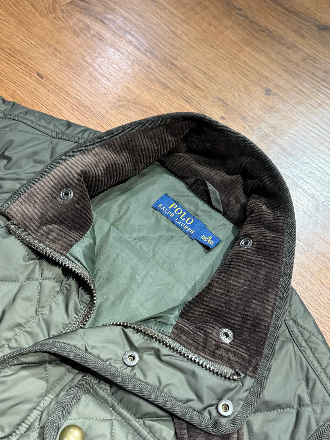 폴로 퀼팅 베스트 올리브 상품이미지4