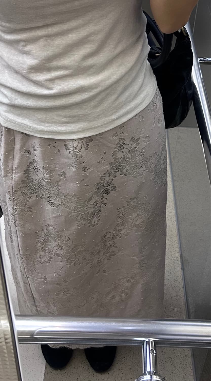 일본 빈티지 레이스  스커트 상품이미지2