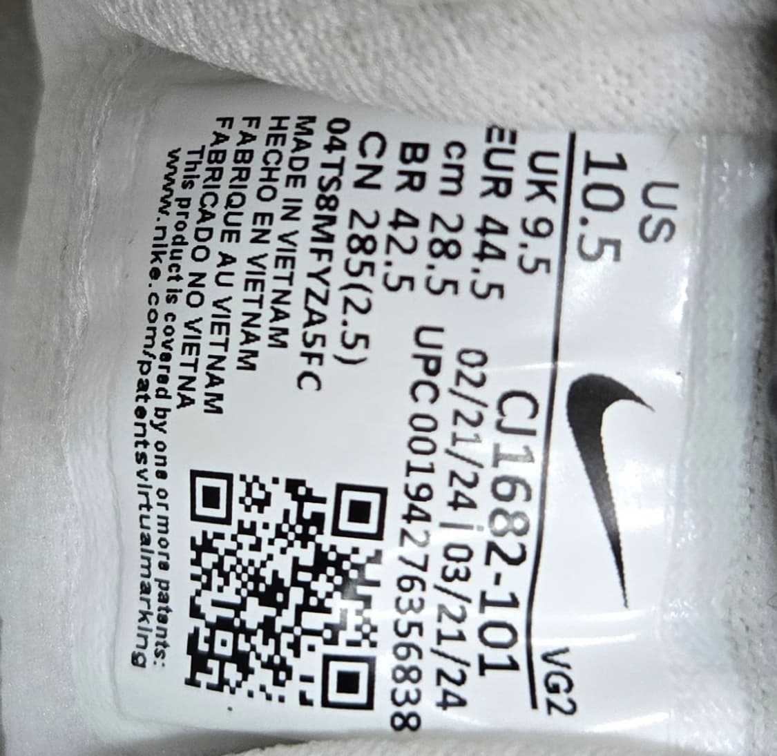 나이키 285mm-  웨어올데이 운동화 남성 러닝화 화이트   상품이미지7