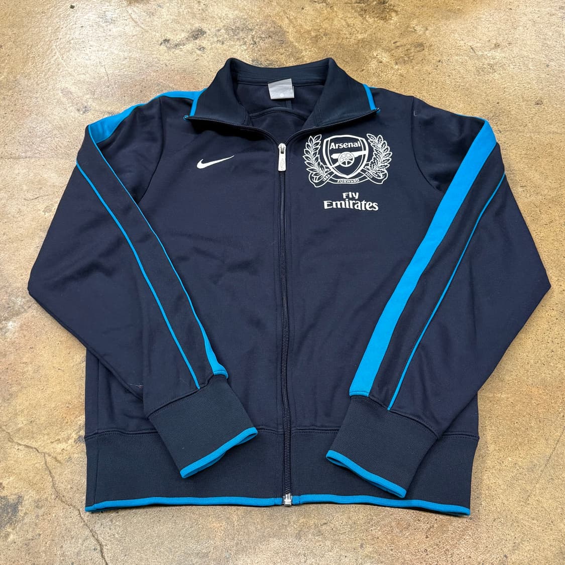 나이키 네이비 블루 아스날 트랙탑 져지 상품이미지2