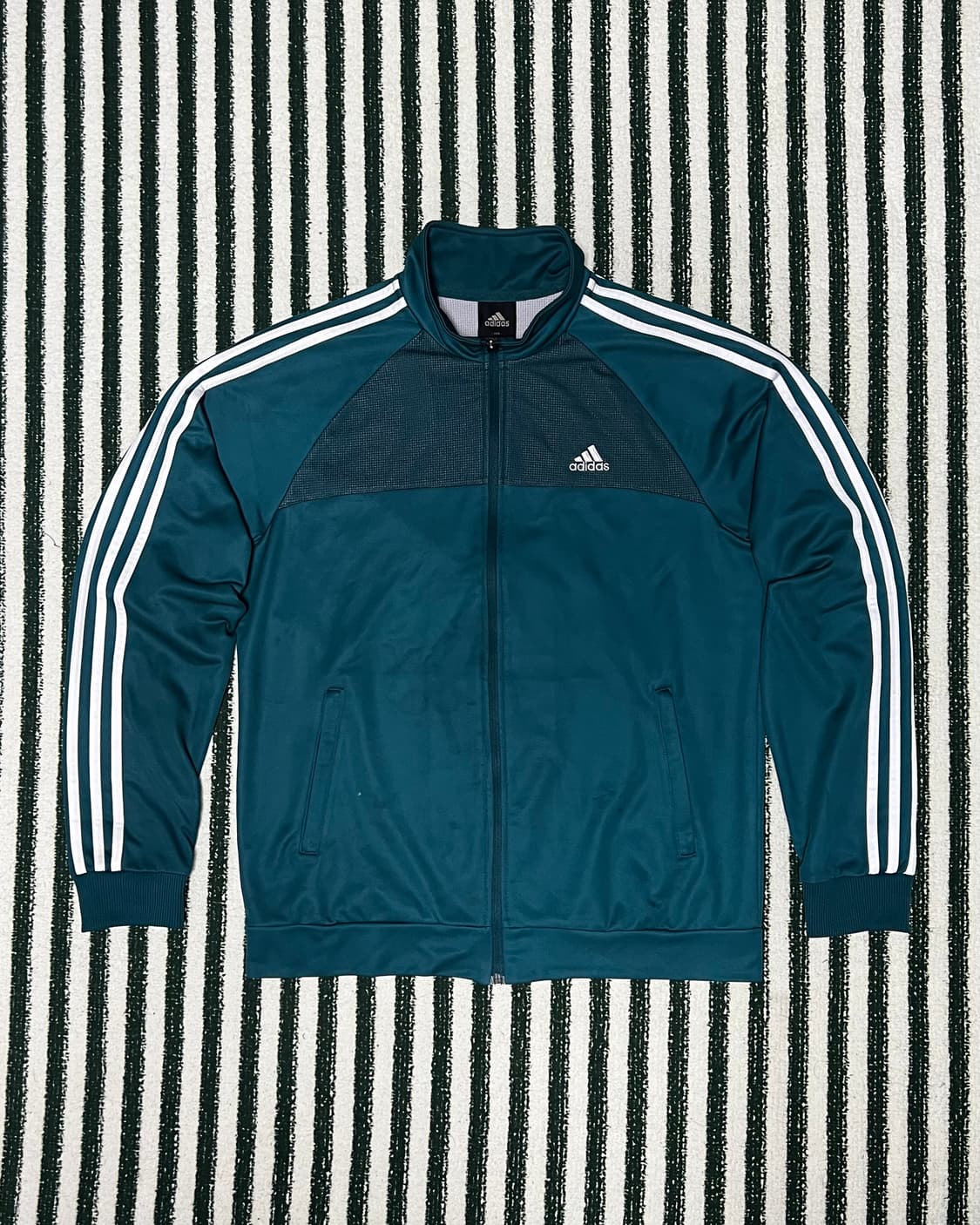 80s adidas vintage green Track Jacket 상품이미지1