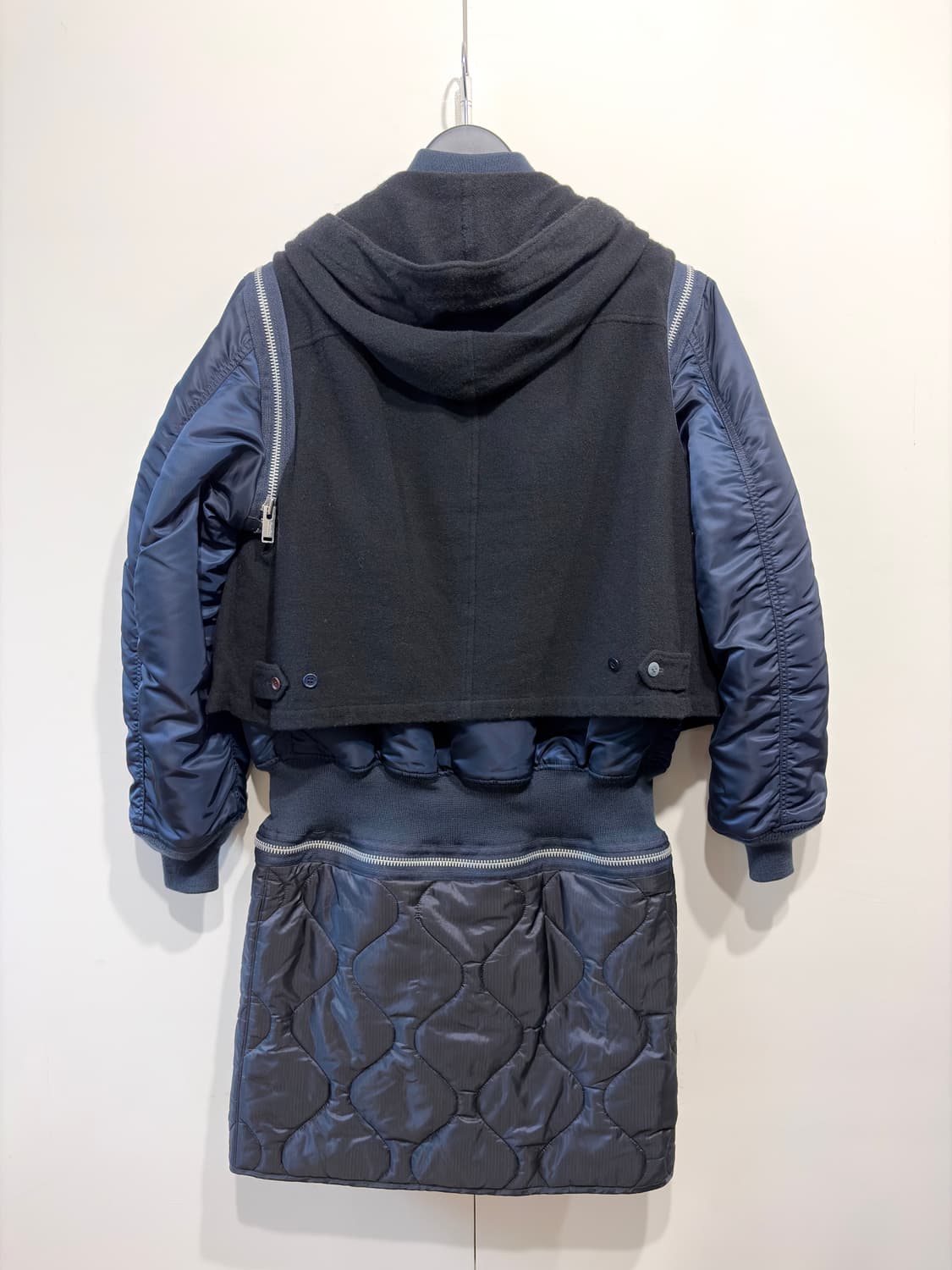 언더커버 x 알파인더스트리 도킹 울 슈링크 MA-1 자켓 상품이미지4