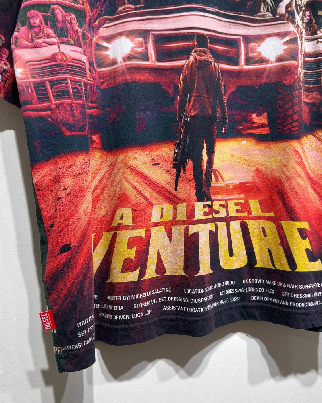 디젤 24ss Adventure 그래픽 티셔츠 상품이미지5