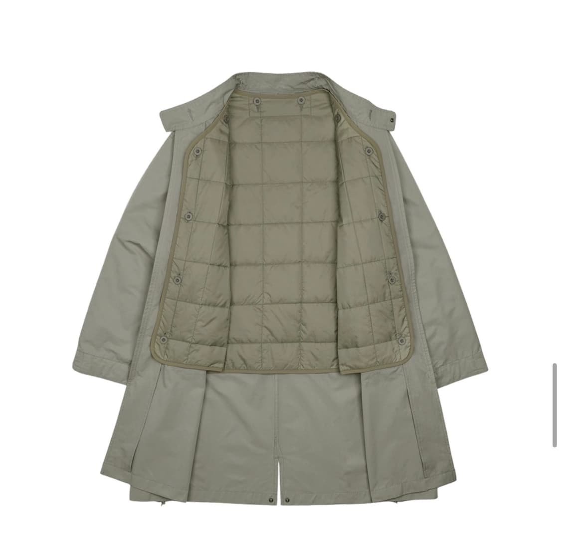 산산기어 지퍼 필드파카 그레이베이지 2사이즈 (새상품) 상품이미지5