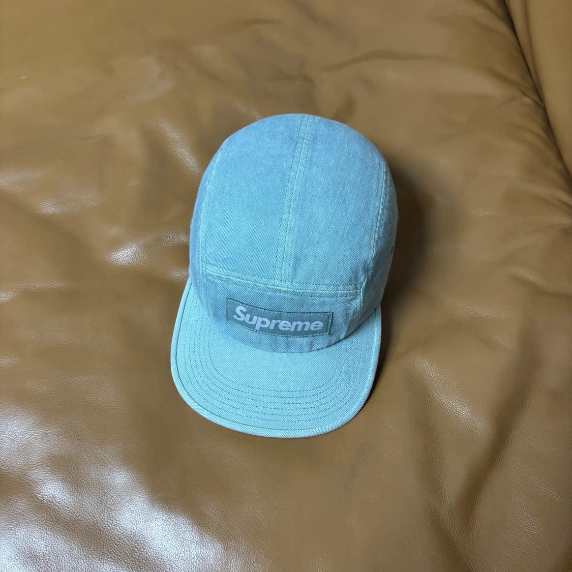Supreme 슈프림 데님 민트 캠프캡 모자 (Denim Mint) 상품이미지5