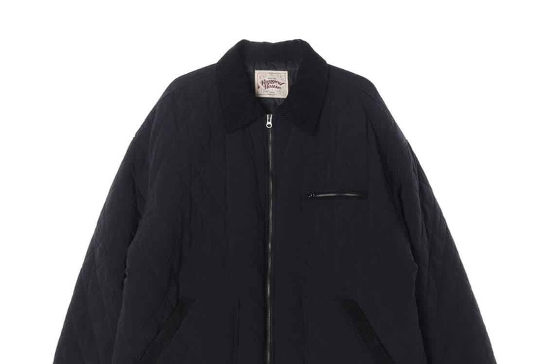 러기드 하우스 아메카지 배색 퀼팅 자켓 상품이미지4