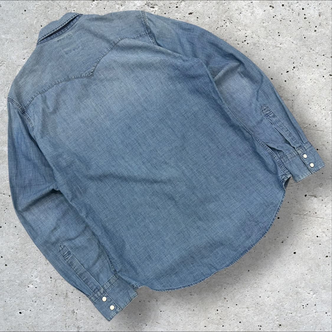 [M] 리바이스 웨스턴 셔츠 청남방 긴팔 C969 상품이미지2