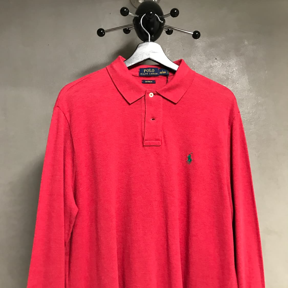 폴로 랄프로렌 PK 긴팔 카라티 레드 L 상품이미지2