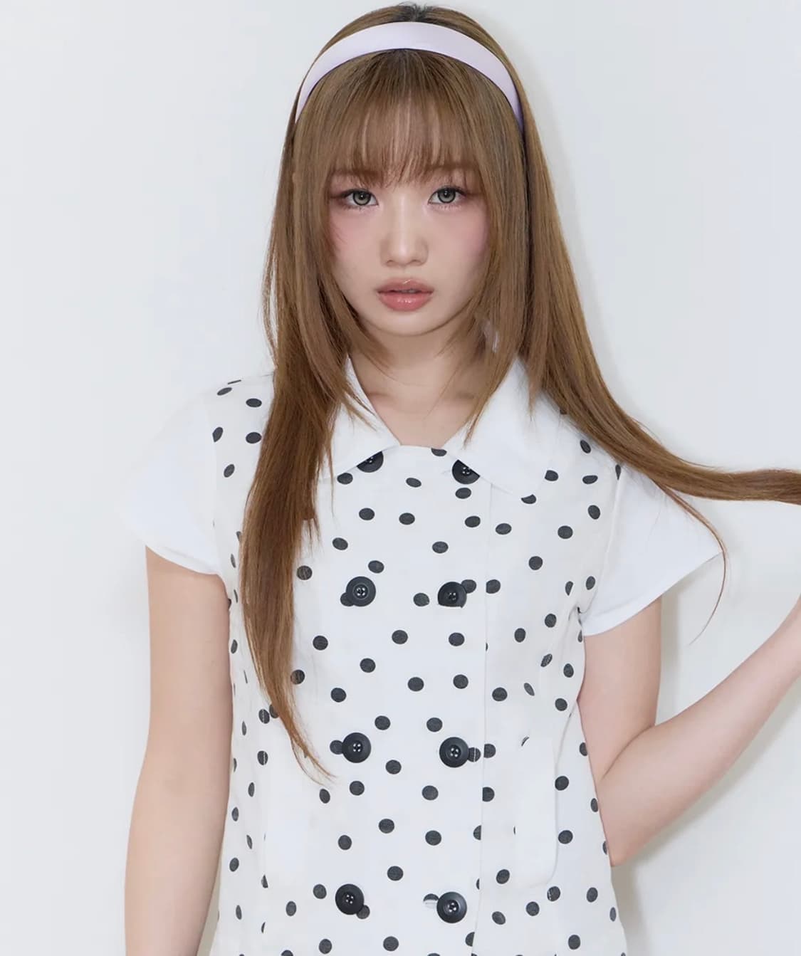 러브이즈트루 SY DOT JACKET(WHITE) 상품이미지1