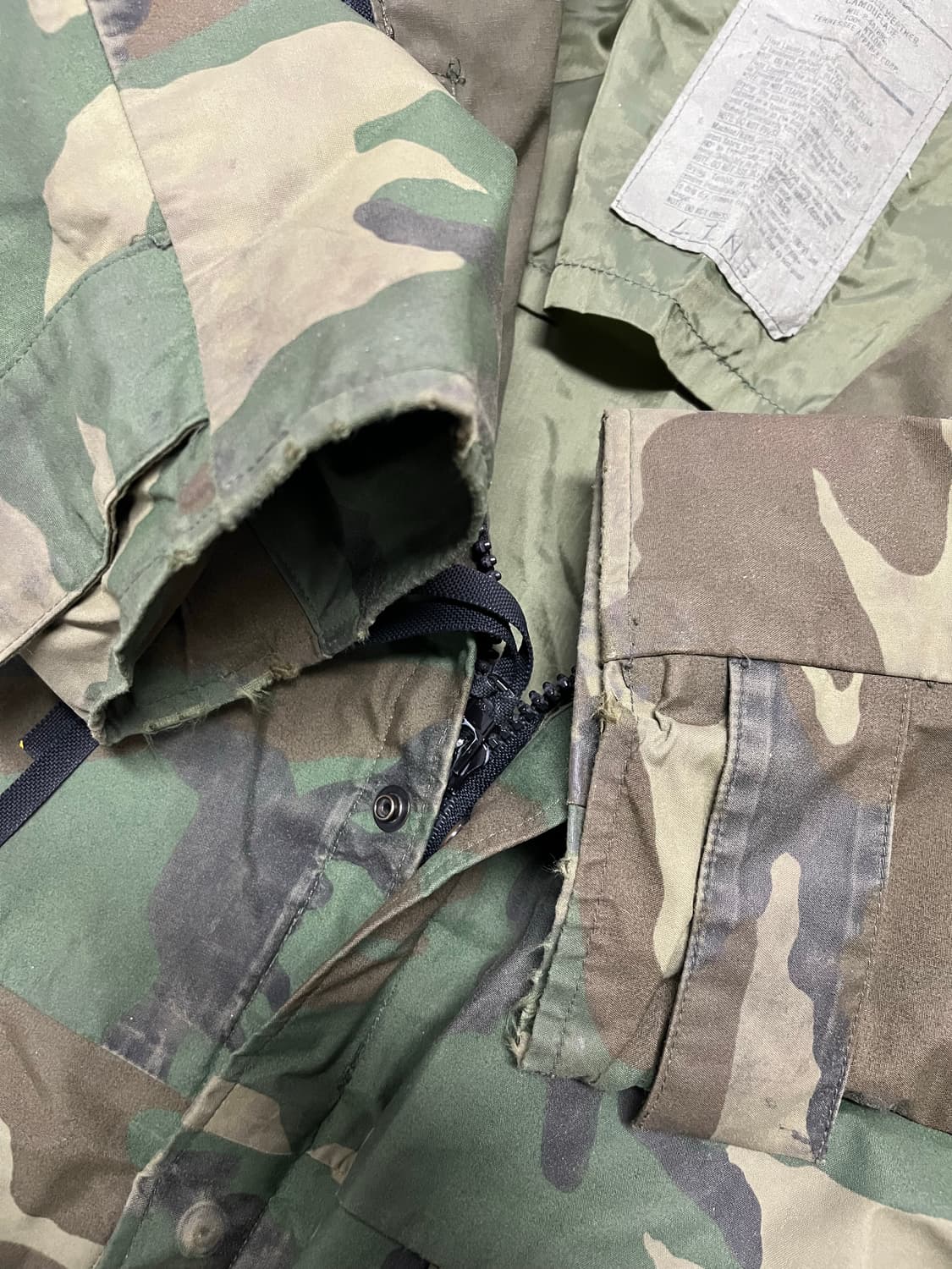 미군 우드랜드 고어텍스 밀리터리 자켓 M/R 상품이미지6