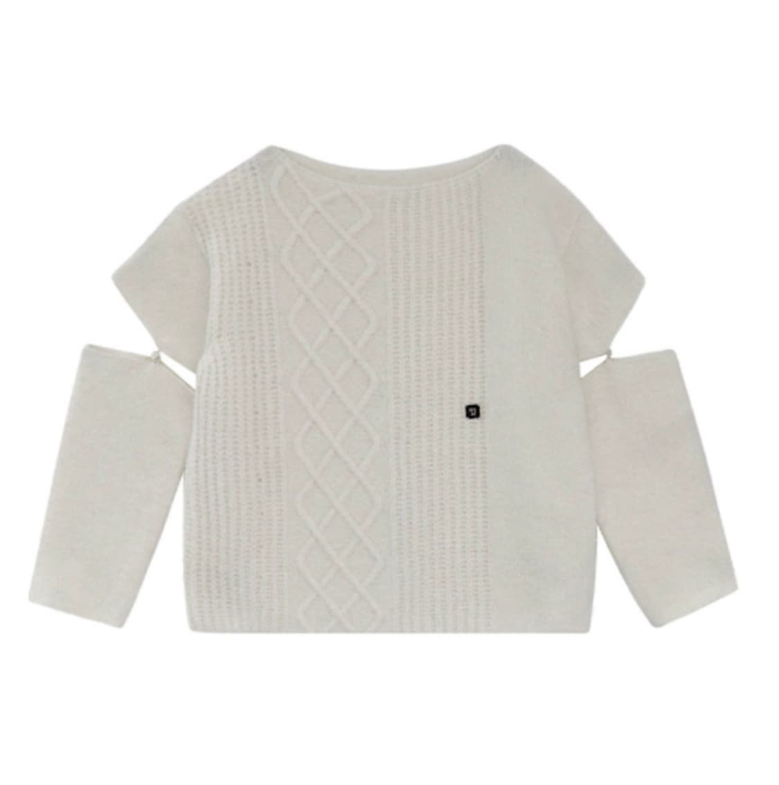 트리밍버드 2way 아이보리 니트 상품이미지5