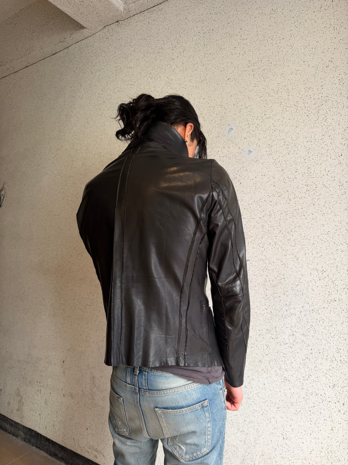 00s paulsmith Cut-Off Lambskin High-Neck 상품이미지6