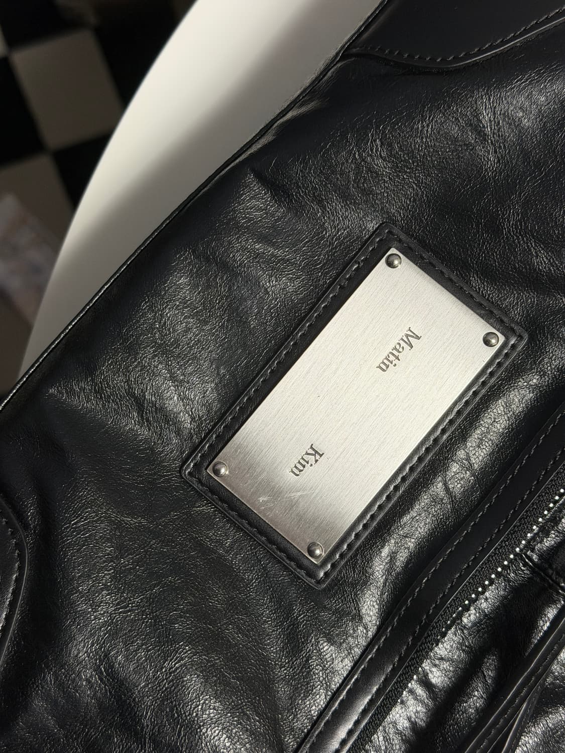 마뗑킴 투웨이 스트랩 스퀘어백 블랙 상품이미지3